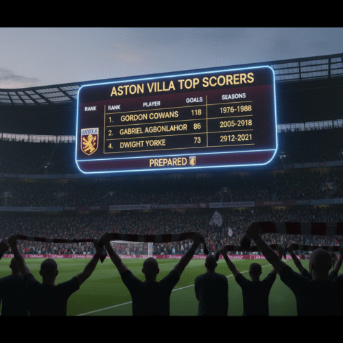Aston Villa Top Scorers