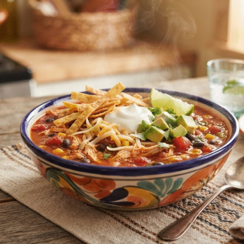 Chicken tortilla soup